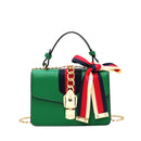 fashion temperament bag casual simple wild chain shoulder bag green