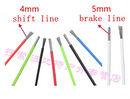 mtb mountain road bike bicycle brake cable gear house tube housing transmission shift line cables wire with 2 caps