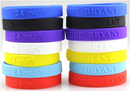 kobe's wristbands black bule sport basketball silica gel