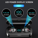 tws bluetooth earphones 5.0 wireless with headphones charge box sports