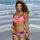 sexy bikini set three piece swimsuit women push up