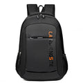 school backpack fashion multi-pocket, laptop bags classical shoulder bag orange