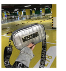 fashion all-match crossbody high quality slang purses and handbags sac silver / 20-6-12cm