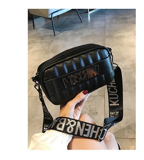 fashion all-match crossbody high quality slang purses and handbags sac black / 20-6-12cm