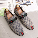 men's brand loafers leather breathable casual men's suede shoes