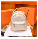 mk school bag european and american fashion small travel backpack beige