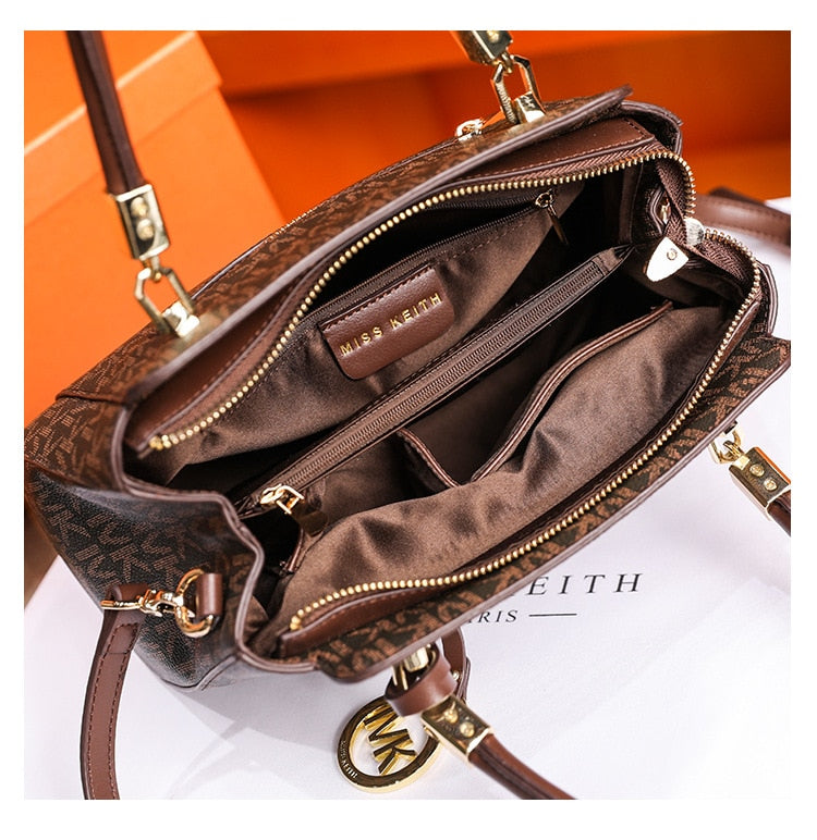 mk designer luxury handbag printing barrel simple messenger bag