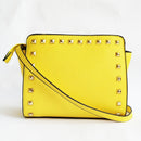 new rivet bag women purses american fashion trend one shoulder messenger bag yellow