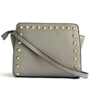 new rivet bag women purses american fashion trend one shoulder messenger bag grey