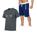men's jordan sportswear, short-sleeved t-shirt & pants (2-piece set)