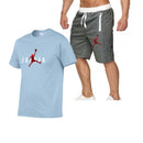 men's jordan sportswear, short-sleeved t-shirt & pants (2-piece set)