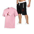 men's jordan sportswear, short-sleeved t-shirt & pants (2-piece set)