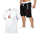 men's jordan sportswear, short-sleeved t-shirt & pants (2-piece set)