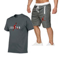 men's jordan sportswear, short-sleeved t-shirt & pants (2-piece set)