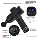 jb handheld rechargeable electric cordless deep tissue vibration muscle gun