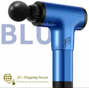 jb muscle massage rechargeable pain relief gun blue