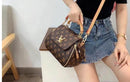 women leather handbag casual one shoulder messenger purse
