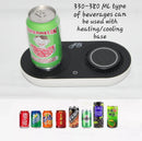jb wireless qi-certified charging dock with mug warmer and drink cooler