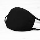 face mask 3pc simple cotton mask simple unisex black breathable mouth 01 1pc