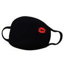 face mask 3pc simple cotton mask simple unisex black breathable mouth 09 1pc