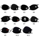 face mask 3pc simple cotton mask simple unisex black breathable mouth