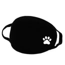 face mask 3pc simple cotton mask simple unisex black breathable mouth 03 1pc