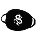 face mask 3pc simple cotton mask simple unisex black breathable mouth 07 1pc