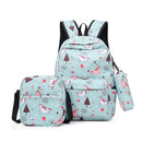 3pcs/set unisex backpacks  for high school student. horse