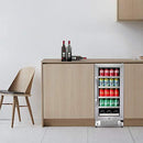 beverage refrigerator 15 inch stainless steel shelf 88 can