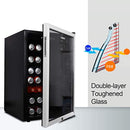 150-can beverage cooler and refrigerator, small mini fridge for home, office or bar