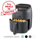 dash tasti crisp electric air fryer + oven cooker with temperature control