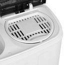 portable compact mini twin tub washing machine w/wash and spin cycle