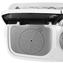 portable compact mini twin tub washing machine w/wash and spin cycle