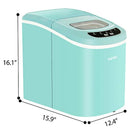 ice cube maker machine with 26lbs daily capacity, 9 ice cubes ready in 8 minutes