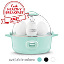 dash express electric egg cooker, 7, aqua