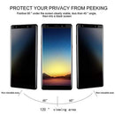 (2 pack) galaxy note 9 screen protector privacy tempered glass film