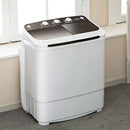 portable washing machine 16.5lbs compact twin tub wash&spin combo