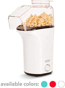 dash dapp150v2aq04 hot air popcorn popper maker with measuring cup 2020 version - 16 cups / 2020 version - white