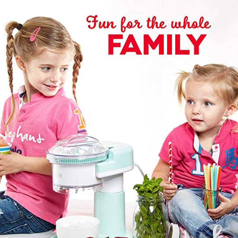 dash shaved ice maker + slushie machine with stainless steel blades