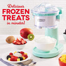dash shaved ice maker + slushie machine with stainless steel blades