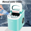 ice cube maker machine with 26lbs daily capacity, 9 ice cubes ready in 8 minutes