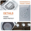 portable washing machine 16.5lbs compact twin tub wash&spin combo