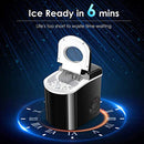 ice machine countertop, 9 ice cubes ready in 6 mins, 26 lbs in ice 24 hrs