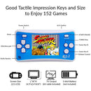 handheld game console with hd 2.5 inches screen, built-in 152 games