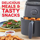 dash tasti crisp electric air fryer + oven cooker with temperature control