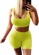 women's sexy bodycon 2 piece outfits crop top shorts pants jumpsuit romper set