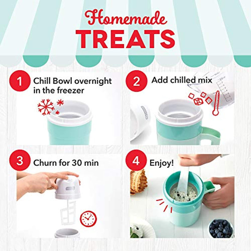 dash my pint electric ice cream maker machine for gelato, sorbet + frozen yogurt