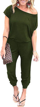 artfish women casual sleeveless spaghetti strap striped lounge jumpsuit