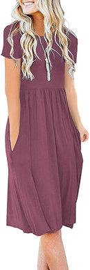 db moon women summer casual short sleeve dresses empire