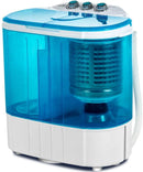 portable washing machine, spin dryer-compact twin tub durable design 10lbs red